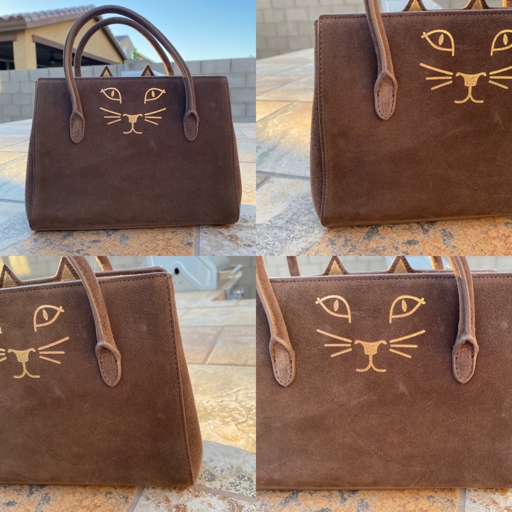 SOLD Charlotte Olympia Feline Petit Poitier Tote - Picture 5 of 12